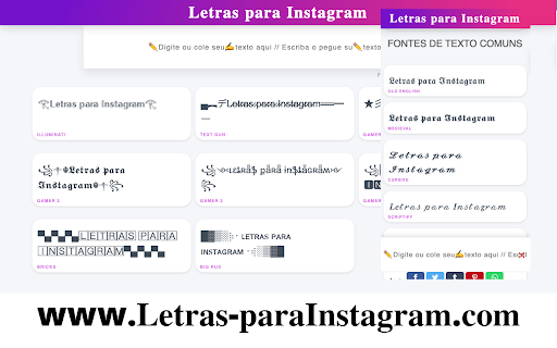 ▷Letras para instagram⚡(☉̃ₒ☉)(Copia y Pega)🅸