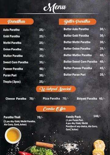 Garam Chai Xpress menu 