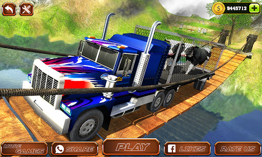 Screenshot Farm Animal Truck Driver Game