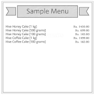 Hive Honey Cake menu 1