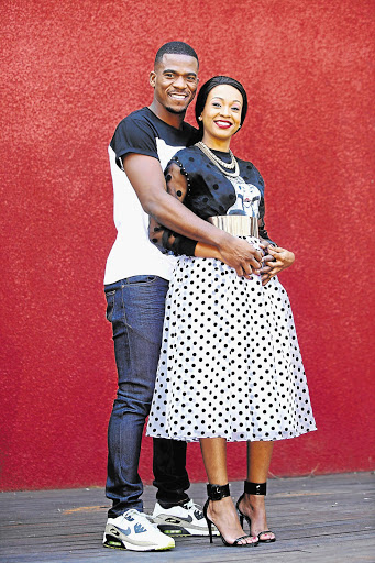 Mandisa Mkhize pictured here with her late husband Senzo Meyiwa. File photo