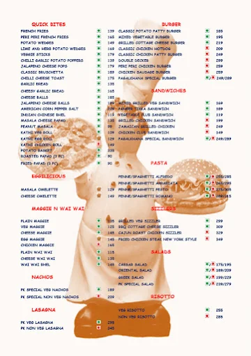 Pagalkhana menu 