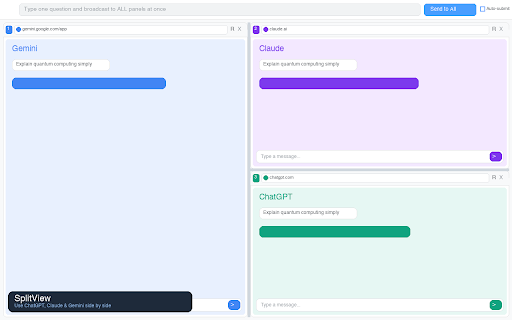 SplitView - Multi Panel Browser screenshot 1