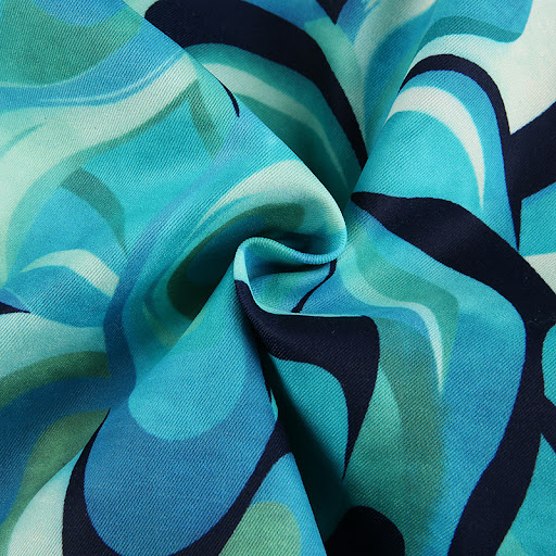 Title 2, Womens Vortex Water Ripple Print Split Skirt f...