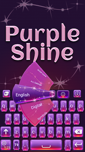 Purple Shine Keyboard