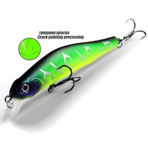 Title 20, Long Shot 80mm 8.5g Magnetic Freshwater Fishing...