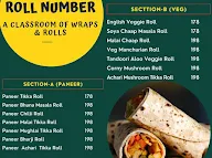 Roll Number menu 1