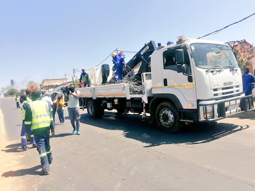 A man was killed during power cut protests in Alexandra.