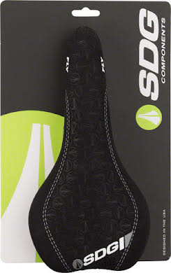 SDG Fly RL Saddle: Solid Ti Rails, 1pc Black Aramid Cover alternate image 1