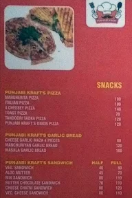 Punjabi Kraft menu 3