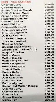 Golden Palace menu 3