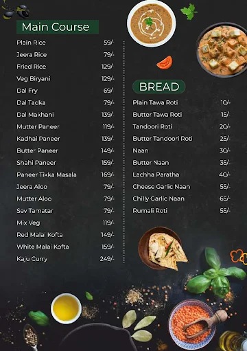 Food Paradise menu 