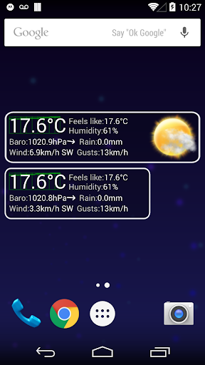 Weather Personal Widget