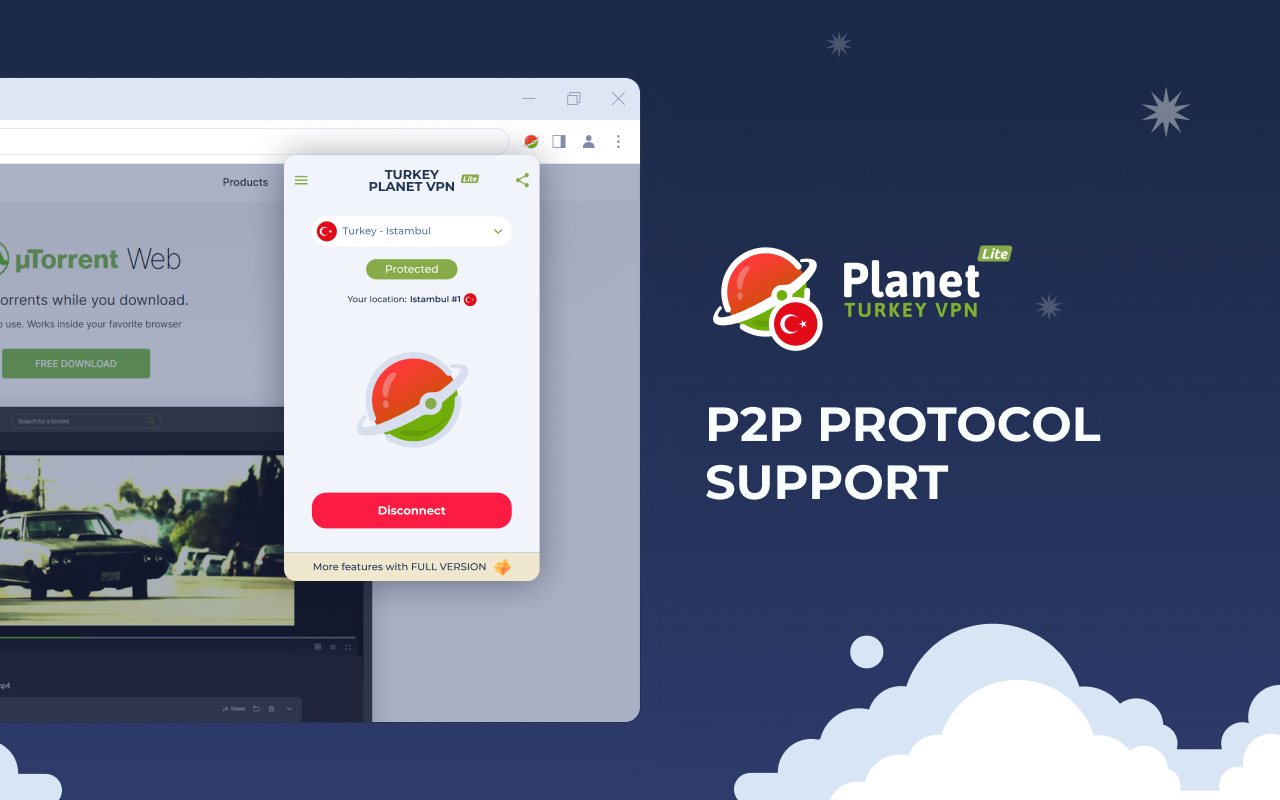 VPN Turkey - Planet VPN lite Proxy Chrome Extension Image 8