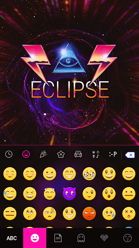 Eclipse Theme for iKeyboard