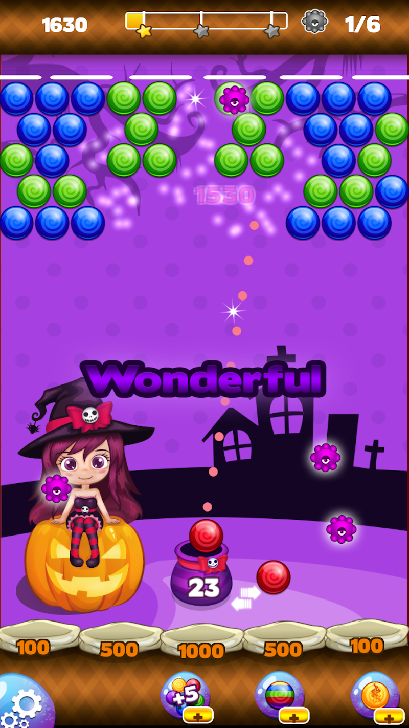 Скриншот Witch Magic Land: Bubble Shooter