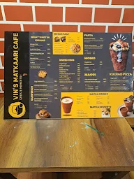 Vin's Matkaari Cafe menu 1