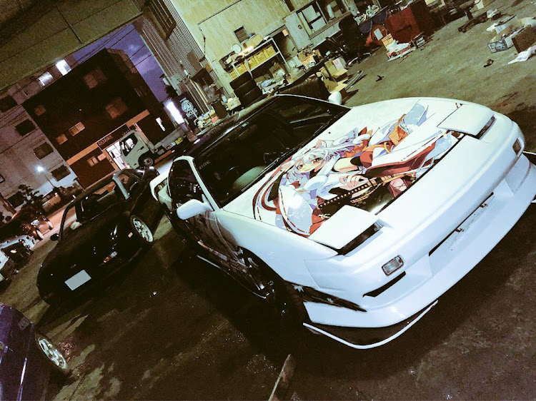 180SXの痛車・エムズガレージ・レッドメモリーに関するカスタム事例の投稿画像1枚目