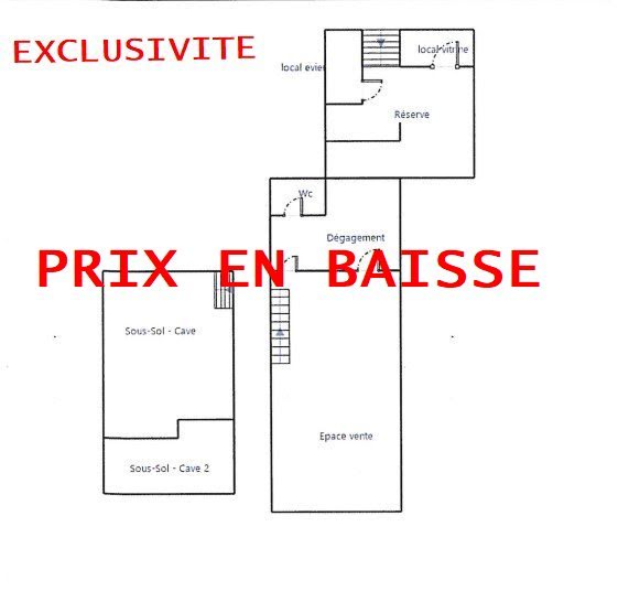 Vente locaux professionnels  79 m² à Aix-les-Bains (73100), 90 000 €