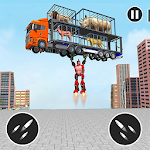 Turtle Super Robot Car Transform Shooting Game Apk