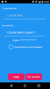 XPOSED IMEI Changer Screenshot