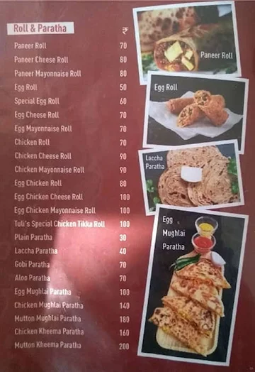 Tuli's Royal Bengal menu 