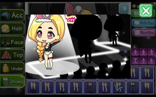 Model Pretty Girl  dress up game