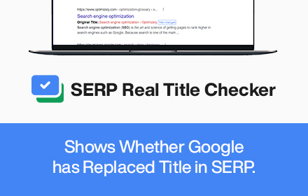 SERP Real Title Checker SEO Title tag Checker Preview image 0