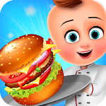 Cover Image of ダウンロード Little Baby Burger Cooking - Restaurant Free Game 1.1 APK