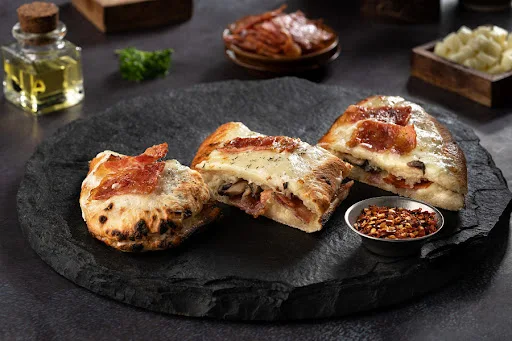 Stuffed Pizza Bread - Bacon & Mushroom