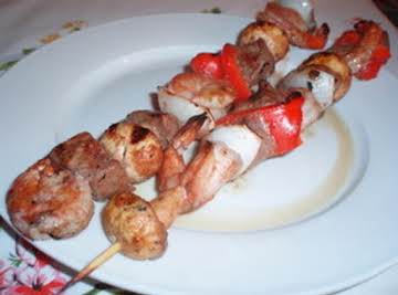 Beef and Shrimp Kabobs