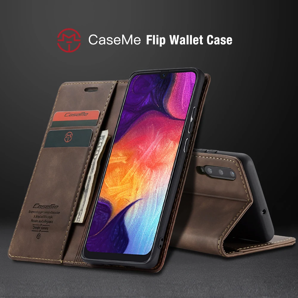 Title 5, Card Anti-fall Clamshell Phone Case. Provides c...