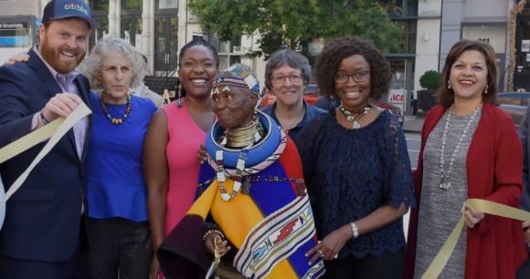 Local artist Esther Mahlangu has been honoured with a mural in New York City.