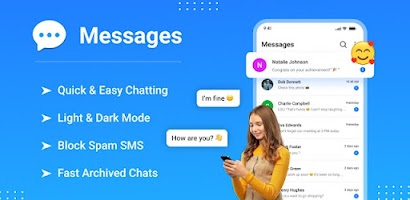 Messages: SMS & Texting Screenshot 1 of 8
