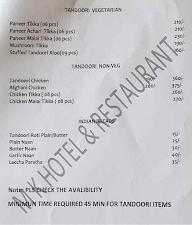 MK Hotels & Restaurant menu 2