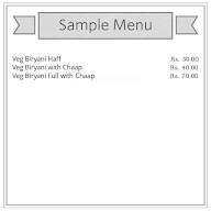 Sonu Biryani menu 1