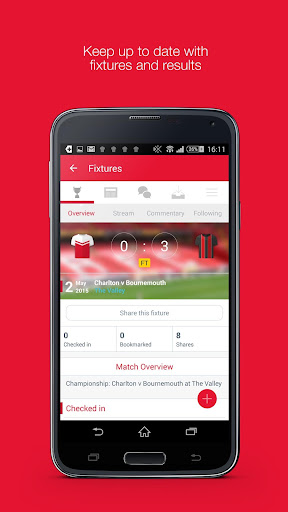 Fan App for Charlton FC