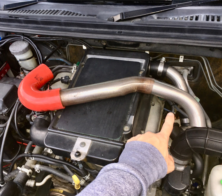 ジムニーのインタークーラーレス実施・冬仕様に関するカスタム事例の投稿画像3枚目