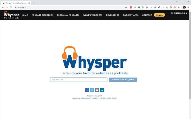 Whysper Extension