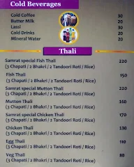 Hotel Samrat menu 3