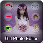 Cover Image of Download Girl Photo Editor Makeup - Hairstyle for woman 1.2 APK