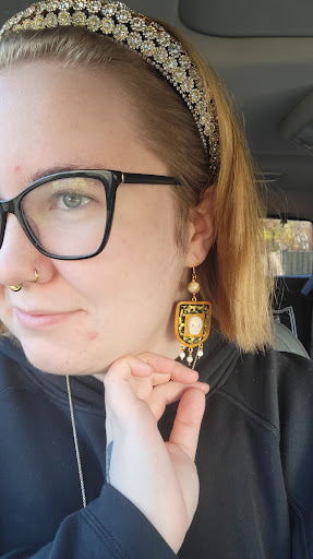 Client modelling earrings