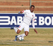 Sammy Seabi of Chippa United during the DStv Premiership 2021/22 football match between Sekhukhune United and Chippa United at Makhulong Stadium.