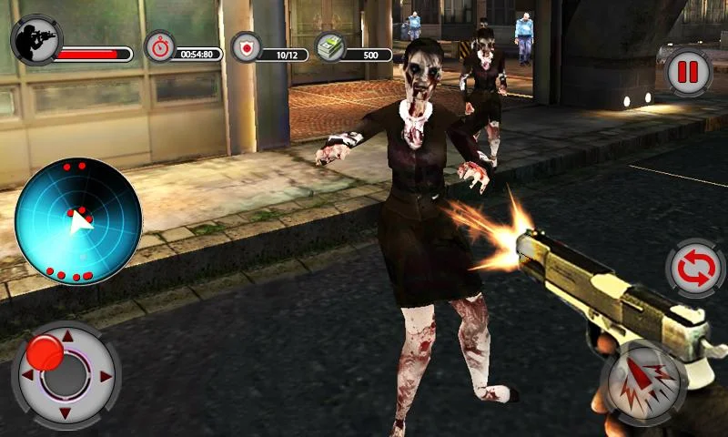   Alvo de matar zumbi: captura de tela 