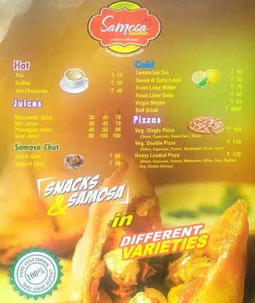 Samosa Junction menu 