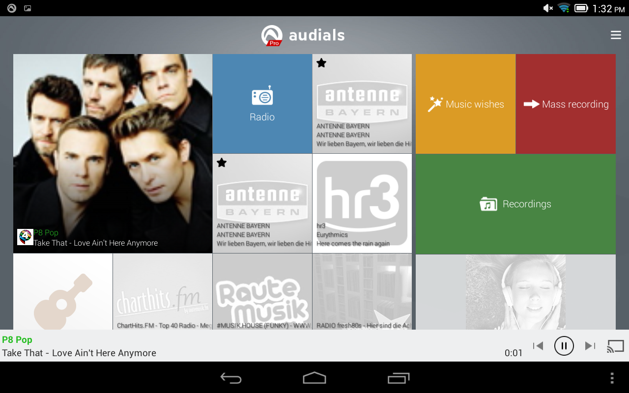    Audials Radio Pro- screenshot  