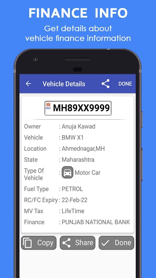 Vehicle Owner Details India - Android Apps on Google Play