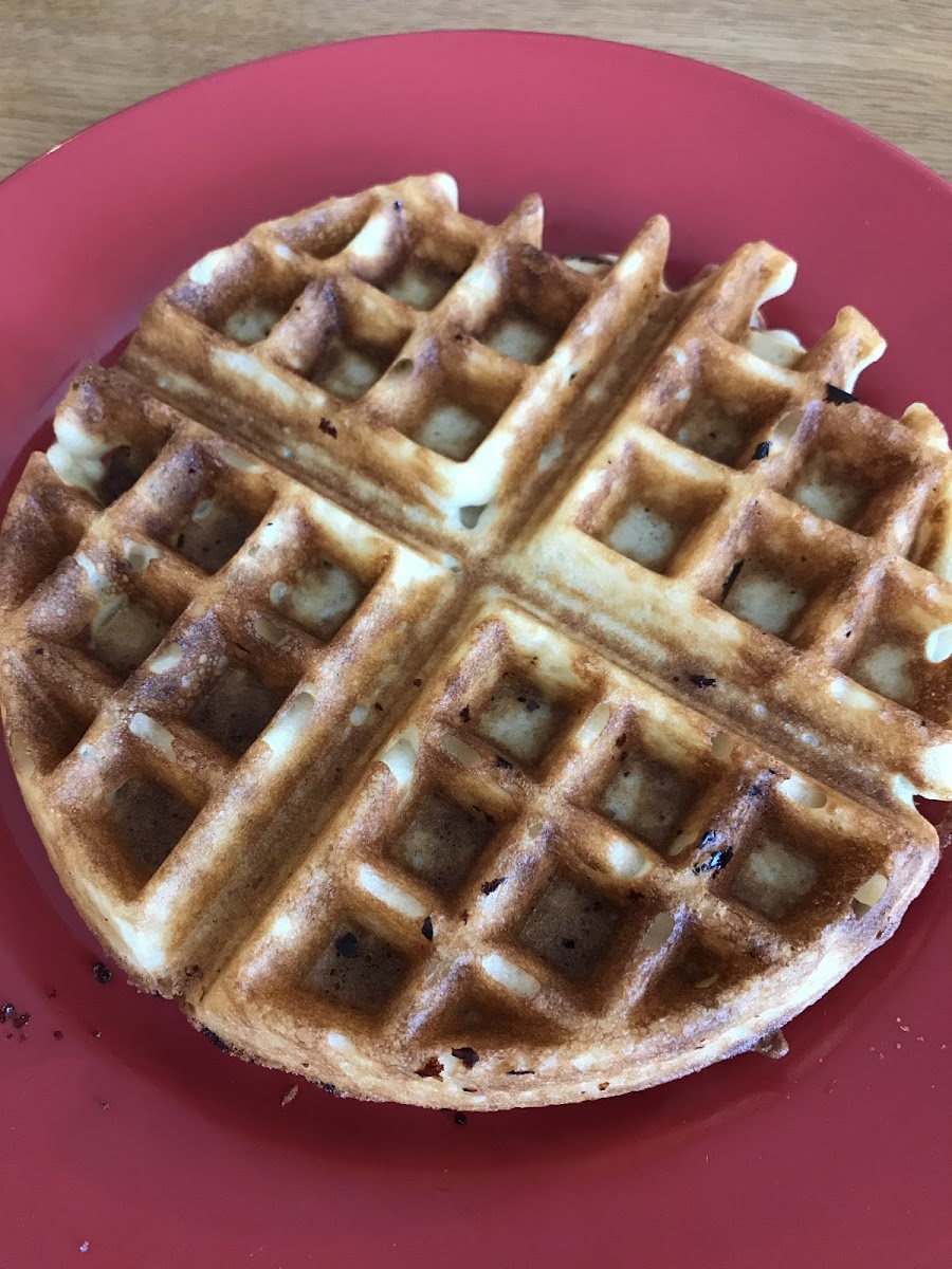 Gluten-Free Waffles at Waffles Caffe