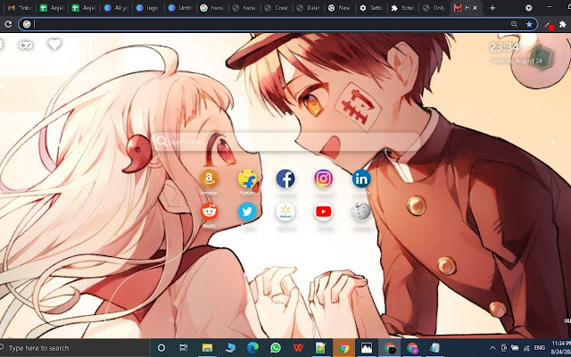 Hanako Kun Wallpaper New Tab Theme[Install]