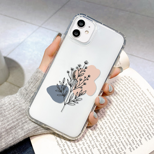 Title 12, Cold Wind Art Face Silicone Phone Case protects...